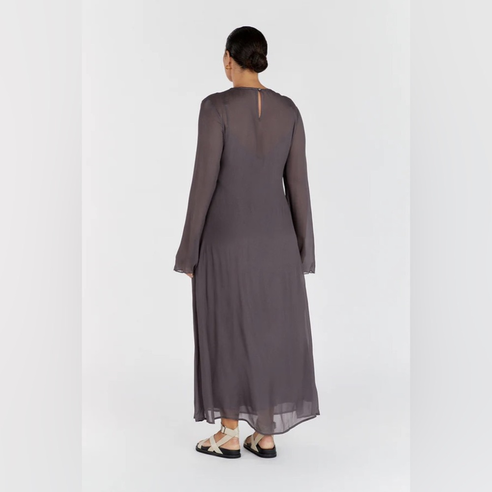 NWT DISSH Mari Eggplant Long Sleeved Dress - Picture 8 of 11